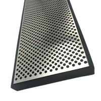 Accessoires de bar tapis de bar en PVC en acier inoxydable tapis de comptoir de bar en acier inoxydable réutilisable et durable