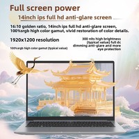 Ordinateur portable de bureau Ruitian 14 AMD R7-8745HS haute performance léger avec SSD pour les étudiants, la conception et la programmation