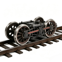 Roues de train miniature en acier inoxydable usinées avec précision par CNC |   Jeu de roues ferroviaires personnalisées pour jouets et machines |   Service OEM ODM
