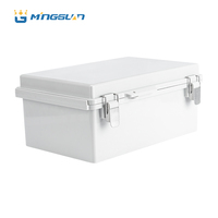 Boîtier de jonction extérieur en ABS/PC plaqué, à charnières, étanche IP66, anti-poussière, conforme RoHS, couleur personnalisable, marque Mingguan