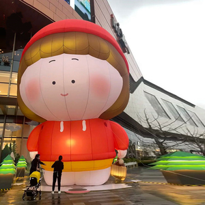 Nhà máy tùy chỉnh thực hiện lớn Inflatable Phi Hành Gia phim hoạt hình nhân vật Inflatable Dora cho thanh trang trí - Product Image 2