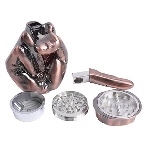 Sculptures en alliage de zinc en forme de doigt, très vendues. Nouvel <span class=keywords><strong>appareil</strong></span> de broyage artisanal pour grains de café et épices, fabriqué en herbe sèche. - Product Image 4