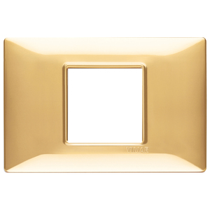 Vimar Central Plate Shiny Gold 17x8 Cm Wall <b>Switch</b> Cover - Product Image 1