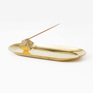 CHENLANG Porte-encens en laiton durable au design élégant pour cônes et bâtonnets d'encens, minimalisme moderne, aromathérapie religieuse, maison - Product Image 6