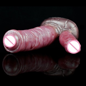 FAAK New Color Adult <b>Dildo</b> Rubber Vagina Sex Toy Silicone Penis Fantasy Double Head Anal <b>Dildo</b> for Women Gay - Product Image 5