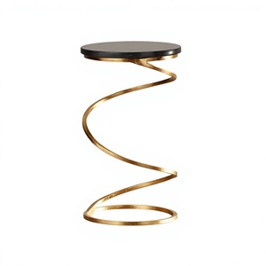 Highest quality round shape center <b>table</b> advantageous design metal and <b>glass</b> dining room <b>side</b> <b>table</b> by home arts - Product Image 1