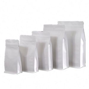 Sachets Doypack Réutilisables en Papier Kraft pour Café et Aliments avec Fermeture Zip 18x28cm – Pack Promotionnel - Product Image 4