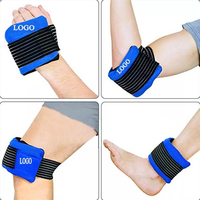 Compresse froide et chaude réglable pour soulager la douleur, enveloppement en gel avec sangle élastique, aide pour les blessures sportives, compresse en gel portable et douce