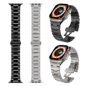 Pulsera de <span class=keywords><strong>eslabones</strong></span> de titanio ajustable <span class=keywords><strong>Correa</strong></span> de reloj de metal Banda de titanio para <span class=keywords><strong>Apple</strong></span> <span class=keywords><strong>Watch</strong></span> Ultra Watchband 49mm - Product Image 1