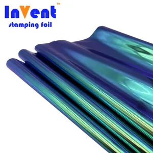 Papel de aluminio para impresión en caliente, lámina reactiva de tóner personalizado, impresión Digital UV multifuncional