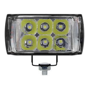 9-36V 3 pouces 3 Side Shooter Spot led lumière de travail blanc avec rouge <span class=keywords><strong>bleu</strong></span> clignotant phare LED barre lumineuse de travail pour camion - Product Image 3