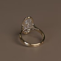 Assortiment complet en gros de diamants en vrac DEF VVS VS de forme Moval, de 1 à 3 carats, diamants cultivés en laboratoire CVD HPHT
