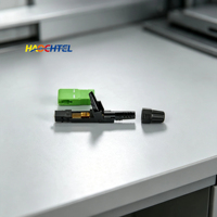Conector de Fibra Óptica de Montaje Rápido SC APC para Solución de Red Óptica FTTH