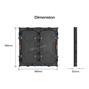 Pantalla LED Perimetral para Estadios TOPvision P8, Resistente al Agua IP65, Video Wall LED para Campos de Fútbol, Baloncesto y Fútbol Americano - Product Image 6