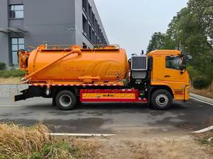 Shacman การทำความสะอาดท่อระบายน้ำ L5000รถบรรทุก vactor ทางเลือกของเครื่องยนต์ Cummins / Weichai การติดตั้งปั๊มสูญญากาศเครื่องยนต์ PTO หรือ AUX - Product Image 5