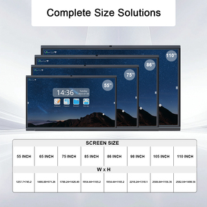 55 65 75 86 98 110 Zoll HD <span class=keywords><strong>LCD</strong></span>-Display Schul-Touchscreen-<span class=keywords><strong>TV</strong></span> Lehrtafel Smart Whiteboard Interaktives Flachbildschirm-Panel - Product Image 4