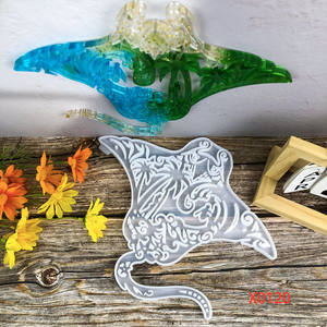 Moule de moulage en résine de silicone fait main Kingnoo, forme irrégulière, 1 pièce, style DIY, ornements décoratifs, outils pour gâteaux, en stock dans le Hebei - Product Image 1