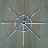 Présentoir Spinner de plancher personnalisé avec crochets de base de jambe et panier présentoir rotatif, présentoir de rack métallique, présentoir de support pop en métal