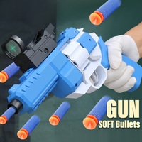 Pistola de Juguete 2025 Novedad Expulsión de Casquillos Balines de Goma Accesorios para Balas Suaves Gel de Agua Blaster de Gel Splat Ball