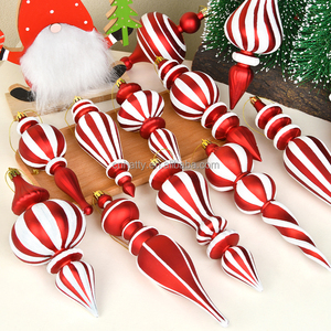 Promotion Vente Flash Boules de Noël Personnalisables de Haute Qualité en Plastique Écologique avec Finition Galvanisée à Suspendre - Product Image 4