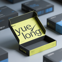 Boîtes d'expédition en carton ondulé de luxe personnalisées en gros, logo personnalisé, boîte pliante réutilisable en papier carton