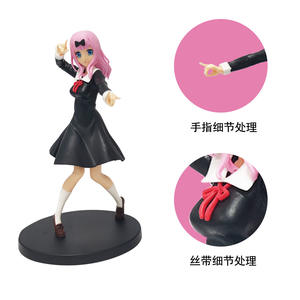 Figura HESPER de 17.5 cm, Kaguya-sama <span class=keywords><strong>Love</strong></span> <span class=keywords><strong>Is</strong></span> <span class=keywords><strong>War</strong></span>, Fujiwara Chika, Shinomiya Kaguya, Figuras de Acción, Dibujos Animados, PVC, <span class=keywords><strong>Anime</strong></span>, Juguetes - Product Image 2