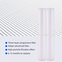 Nouvel élément filtrant PP plié microporeux élimination du fer filtre à eau osmose inverse système RO purificateur d'eau