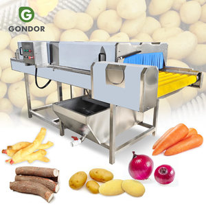 Air Bubble Cleaner Polishing Brush Oyster Carrot Radish <b>Meat</b> Peel Fruit and Vegetable Washer Wash <b>Machine</b> Line - Product Image 1