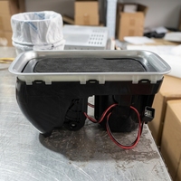 Porte-gobelet réglable au design original avec chargeur sans fil pliable pour Mercedes Vito V Class Sprinter Hiace Mpv