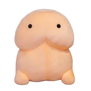 Hot Selling Spoofed Mini 10cm Pillow Penis Shaped Plush Stuffed Evil Toy Boyfriend Creative Fancy Tumbling Funny Toys For Girl