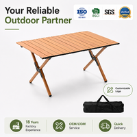 Table pliante en acier pour le camping d'hiver en plein air - Portable et multifonctionnelle pour les voyages en voiture, les barbecues et les pique-niques