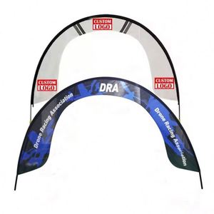 Arco de Meta para Eventos Deportivos, Publicidad Exterior, Arco de Carrera, Logotipo Impreso Personalizado, Estilo Bandera, Puertas de Cronometraje Deportivo - Product Image 1