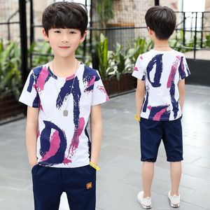 Conjunto de Ropa de Verano para Niños, Conjunto de 2 Piezas de Manga Corta para Niños, Ropa para Niños Grandes al por Mayor - Product Image 3
