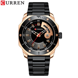 CURREN — <span class=keywords><strong>montre</strong></span> à Quartz pour hommes, <span class=keywords><strong>Chic</strong></span>, nouvelle collection, en acier inoxydable, Date et semaine masculine, 8344 - Product Image 2