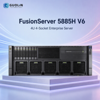 Serveur FusionServer 5885H V6 4U 4 sockets testé à 100 % avant expédition, rigoureux test de burn-in, garantie, diagnostic OK