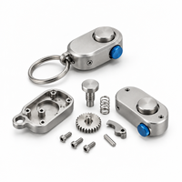 Boutons et pièces de came mécaniques en titane et acier inoxydable de qualité supérieure, usinage CNC, perçage, EDC, OEM, ODM
