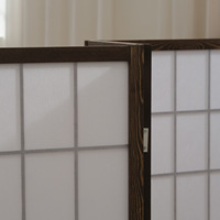 Room Divider Wood Carved Wall Divider Indoor Folding Portable Partition Screen for Home Office Garden Terrace