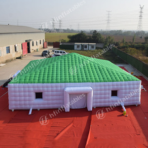 Lều Tiệc Lớn Tiện Dụng Nhà Lều Hộp Đêm Tiệc Tùng Hình Khối Bơm Hơi Đèn <span class=keywords><strong>LED</strong></span> Màu Đen - Product Image 5