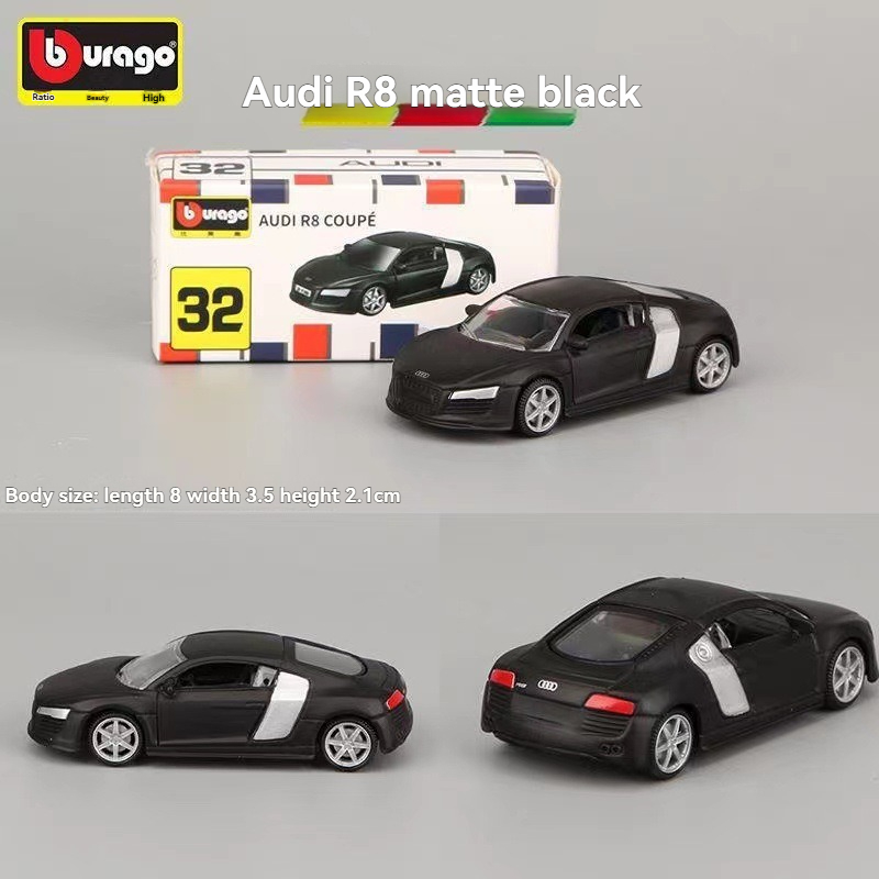 R8 Voiture de sport [Noir] 18-59001 #32