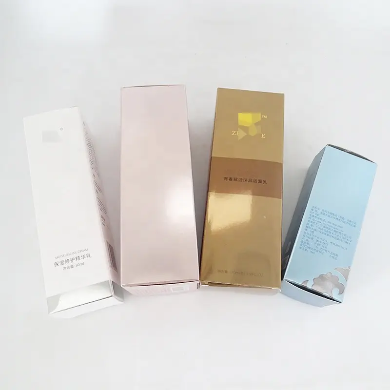 cosmetic bottle use carton soft EVA protector square paper box packaging for essential oil bottle