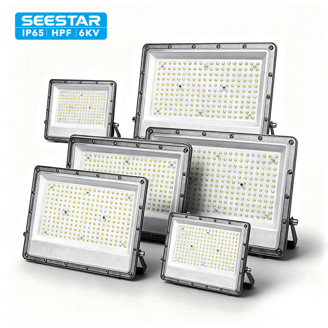 DOB LED Flood Light Landscape HPF No Flicker High Brightness IP66 Waterproof Aluminum Housing Outdoor Project Lamp 2-Year