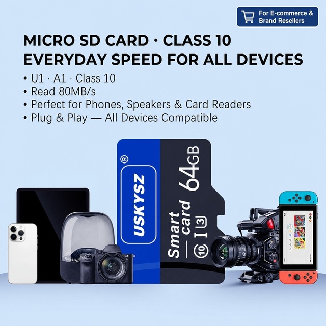 Micro memory Card for OEM ODM Wholesale with Storage Case Holder Box Organizer 8GB 16GB 32GB 64GB 128GB 256GB