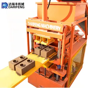 Darifeng low cost brick making machine brick production line DF2-10 hydraulic electric interlocking brick machines
