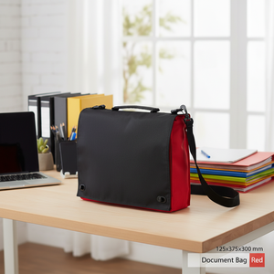 Borsa Portadocumenti Rossa 125x375x300 mm Accessorio per Cartelle - Product Image 3