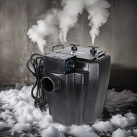 Machine à fumée Fy 3500W Cloud Brouillard de glace sèche basse pour les événements de mariage Lumières de projection et piste de danse
