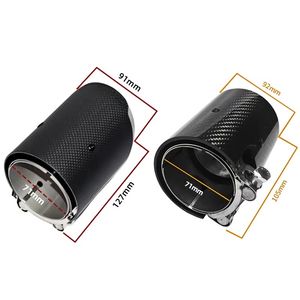 DEX Auspuffblende für BMW F80 F82 F83 F84 F87 M2 M3 M4 <span class=keywords><strong>M</strong></span> Performance – Hochwertiger Carbon SUS304 Endschalldämpfer Auspuff Endrohr - Product Image 4