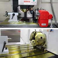 Centre d'usinage vertical haute précision VMC650 ATC de haute qualité avec système de commande CNC Fanuc et broche unique BT40