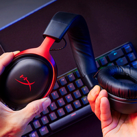 Headset Gaming Berkabel HyperX Cloud 3 Hitam Merah Original Hyper-X Cloud III BLK/RED GAM HS