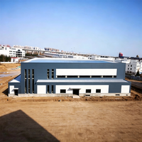Usine à structure métallique préfabriquée avec espace de bureau, bâtiment métallique préfabriqué durable pour la fabrication et le stockage