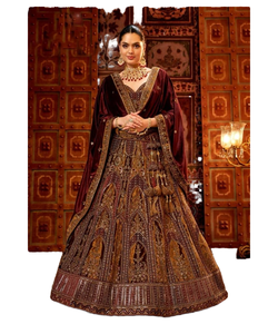 Robes de mariée musulmanes grande taille à manches courtes 2023, style sirène/trompette africain, avec traîne détachable, broderie en mousseline, vintage - Product Image 1